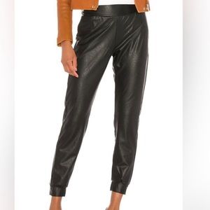 Commando Black Faux Leather Pants